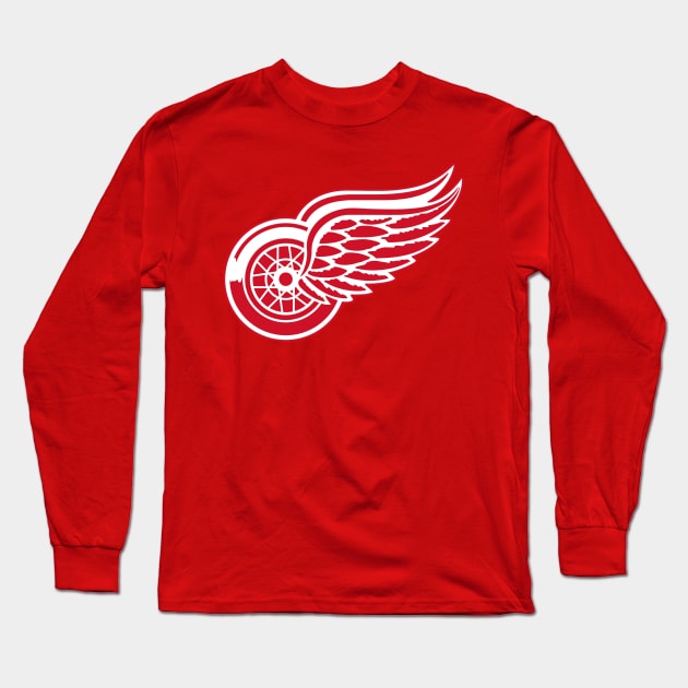 Detroit  Wings-City Long Sleeve T-Shirt by karenblanco